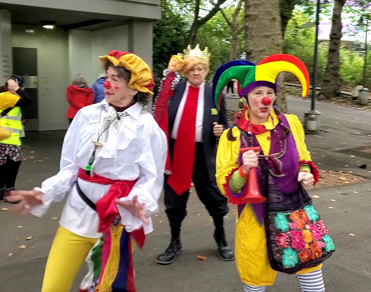Clowns at No Kings protest
